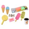 Dětská cukrářská kavárna Set Sladkosti Figurky Káva Dort 25 ks