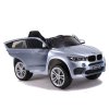 Dětské Elektrické Auto BMW X6 Stříbrné Lakované