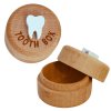 Dřevěná Krabička Na Dětské Mléčné Zoubky S Gravírováním Tooth Box