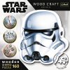 Dřevěné puzzle Star Wars 160 dílků Stormtrooper přilba Trefl 20188