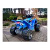 Elektrická čtyřkolka s velkými koly Modrá
