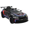 Elektrické auto BMW M6 GT3 pro děti s dálkovým ovládáním, černé - 3 až 6 let, 45W motory