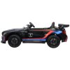 Elektrické auto BMW M6 GT3 pro děti s dálkovým ovládáním, černé - 3 až 6 let, 45W motory