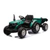 Elektrický traktor HC-306 s přívěsem Tmavě zelený 24V