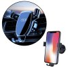 Gravitační Držák na Telefon do Autoventilace – Černý