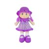 Hadrová Panenka Mazlíček Fialová Proužkovaná 50 cm