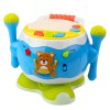 Interaktivní Hudební Bubínek pro Děti se Světly, Zvuky a Mikrofonem - Modrý