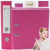 Kancelářský Pořadač na Dokumenty A4/75mm Páka Růžový