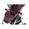 Kočárek Golfky 2v1 s Taškou Gondola Černo-Růžový