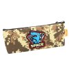 Kosmický Dinozauří Penál Pikselový Khaki 20x8 cm