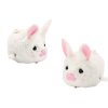 Natahovací Králíček Jezdící Hračka Dekorace Bílý