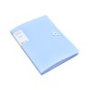 Plastová Deska Na Gumičku s Fóliemi 30 ks Modrá A4