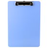 Plastová Psací Podložka s Klipem a Měřítkem A4 Modrá