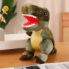 Plyšová Hračka Mazlíček Dino Z Texturou Kůže Zelená 32cm