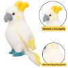 Plyšová Hračka Mazlíček Papoušek Kakadu Bílý 35cm
