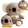 Plyšová Maskotka Medvídek Koala Šedý 23 cm