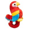 Plyšová Papoušková Narukávniková Náramková Červená