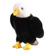 Plyšový Orel Pták Hračka Mazlíček Černobílý 25cm