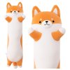 Podlouhlý Plyšový Polštář Pes Shiba 60cm