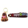 Přívěsek Figurína Kapybara s Fotoaparátem a Čepicí Závěska Karabina Kroužek