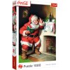 Puzzle - 1000 XMAS - Coca-Cola: Santa u krbu Trefl 10922