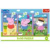Puzzle - 3x50 - Síla přátelství Peppa Pig Trefl 34877