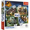 Puzzle - 4v1 - Nebezpeční dinosauři - Universal Jurassic World Trefl 34607