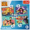 Puzzle - 4v1 - Šílené Mimoňky Trefl 34648