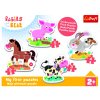 Puzzle - Baby Classic - Na farmě - Bobaski a Medvídek Trefl 36127