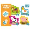 Puzzle - Dětská klasika - Zvířata na farmě - Trefl Baby 36070