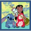 Puzzle 3v1 - Čas se Stitchem Lilo a Stitch Trefl 34896