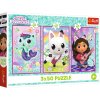 Puzzle 3x50 - Seznamte se s Gabby a kočkami Gabbys Domeček Trefl 34876