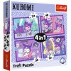 Puzzle 4v1 - Den Kuromi - Hello Kitty Trefl 34676