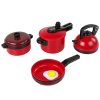 Sada Kuchyňských Hrnců a Příslušenství Červená