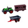 Sada Zemědělských Vozidel Traktor 12 Ks Kovových