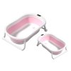 Skládací Koupací Vanička Protiskluzové Nohy Růžová