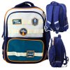 Školní Batoh s Kosmickými Nášívkami a Penálem Modrý 16L