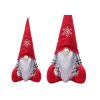 Vánoční skřítek červená čepice zvoneček 32cm