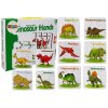 Vzdělávací Puzzle Dinosauři Angličtina 10 Spojení