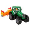 Zelený Traktor s Oranžovým Kultivátorem Pohonem pro Děti