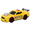 Žluté Závodní Auto Světla Zvuky Otevírací Motor