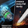 Aku Komplet SET - Řetězová Pila 6" - 2× Baterie + 1× vodící lišta + 1× řetěz