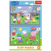 Puzzle - 2x24 - Peppa na hřišti - Peppa Pig 34435