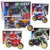 Konstrukční Stavebnice Motocykl Robot 2v1 217-222 ks Mix