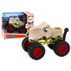 Terénní Auto Dinosaur Velká Gumová Kola Béžové