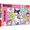 Puzzle 300 dílků - Szalone trio Hello Kitty - 23039 Trefl