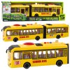 Model Školního Kloubového Autobusu 1:16 se Světly a Zvuky
