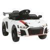 Dětské elektrické auto 915 Bílé s LED světlomety a dálkovým ovládáním