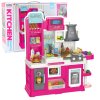 Dětská Růžová Kuchyňka s Parními Efekty a Změnou Barvy Jídla - 64 Dílů