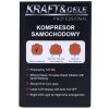 Přenosný automobilový kompresor 12 V s LCD a LED svítilnou KD3442